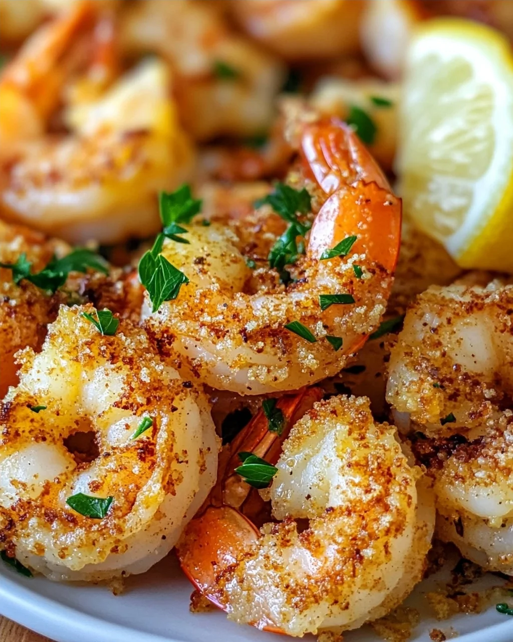 Air Fryer Knoblauch Parmesan Garnelen