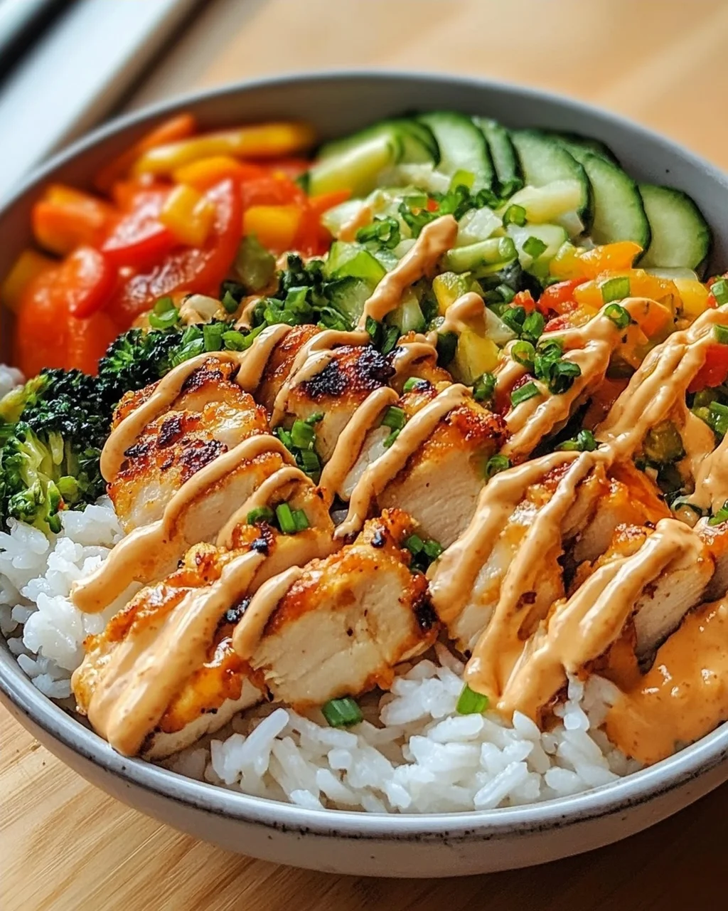 Bang Bang Chicken Bowl: Geschmacksexplosion, einfach kochen!