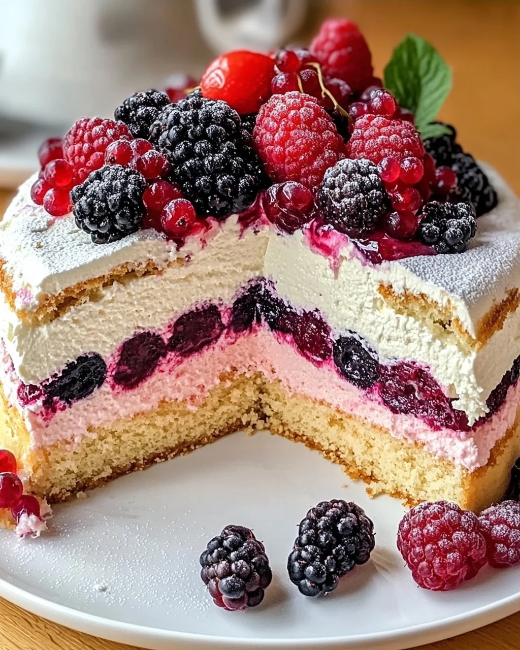 Beeren Käsesahne Torte