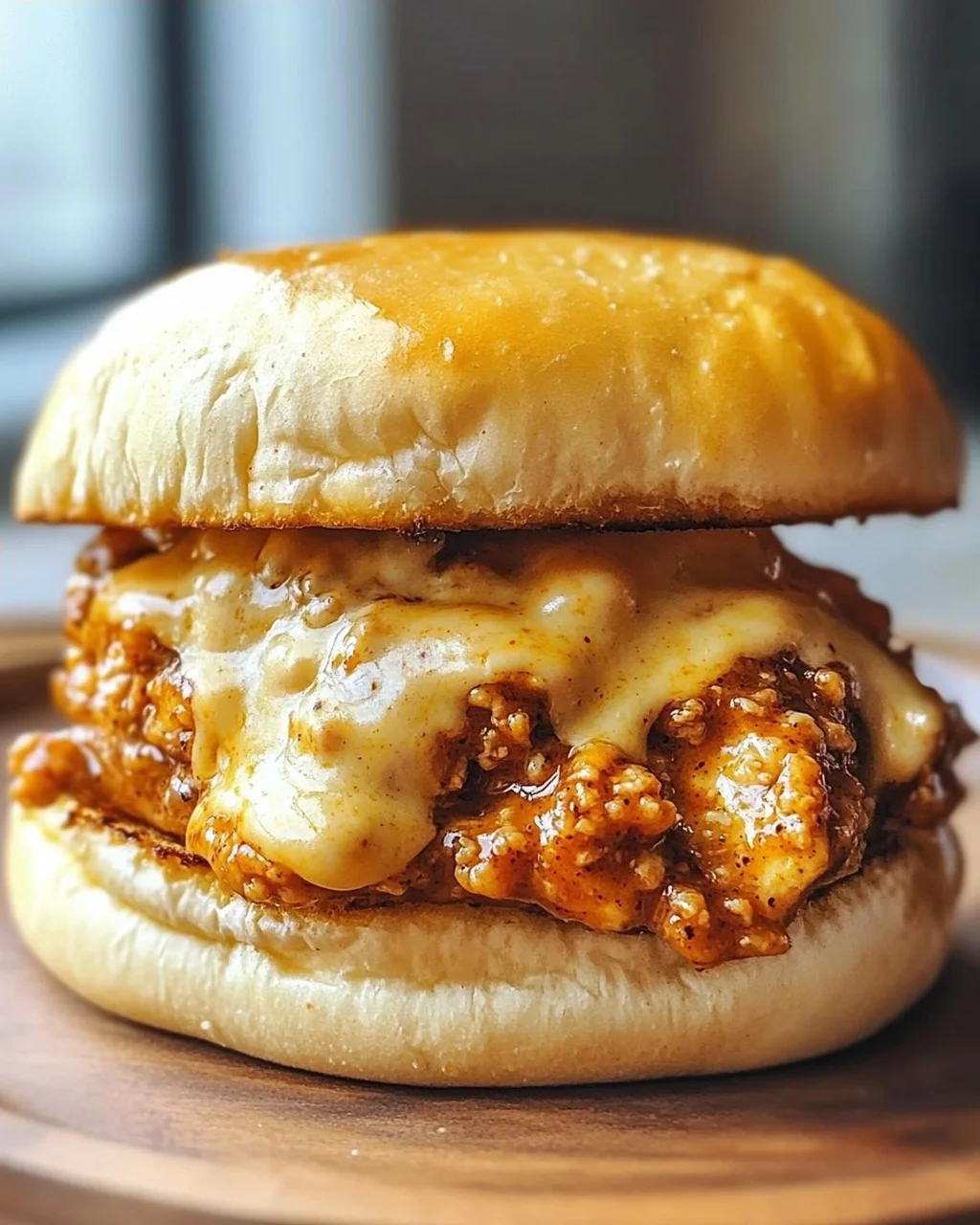 Cajun Chicken Sloppy Joes mit cremiger Käsesauce