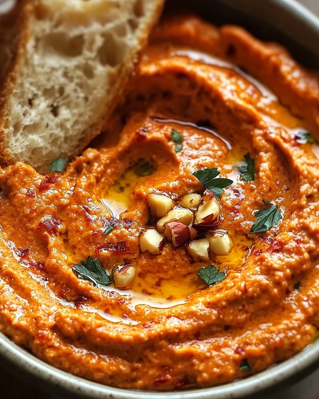 Cremiger Rote Paprika Walnuss Dip: Seidenweiche Textur entdecken