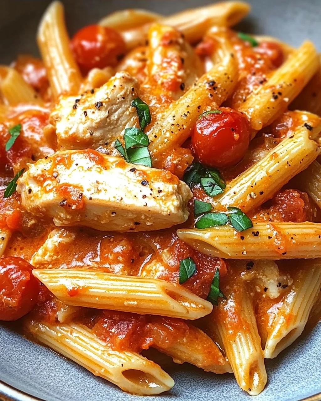 Cremiges Hähnchen all’Arrabbiata in 25 Minuten