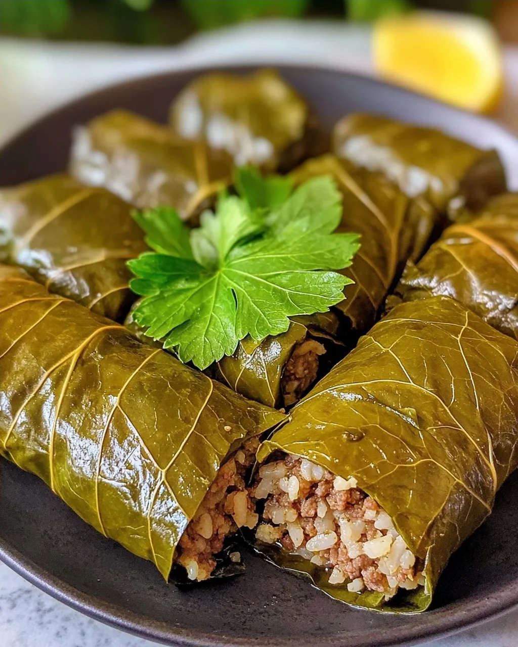 Dolmades: Einfache gefüllte Weinblätter aus Griechenland