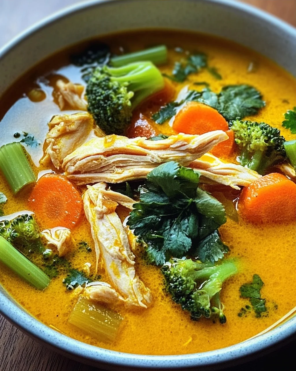 Entzündungshemmende Kurkuma-Hühnersuppe