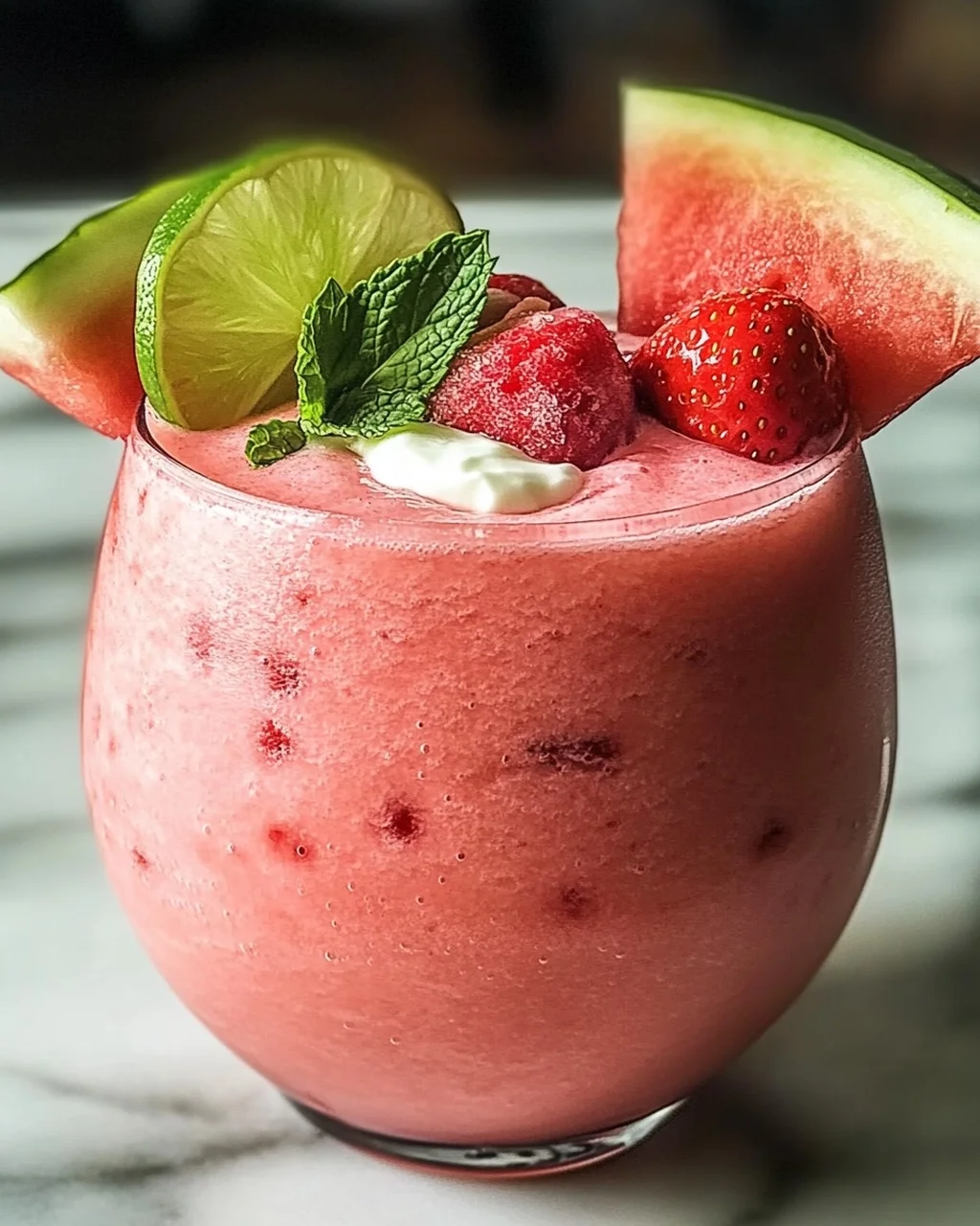 Erfrischender Wassermelonen-Smoothie für den Sommer