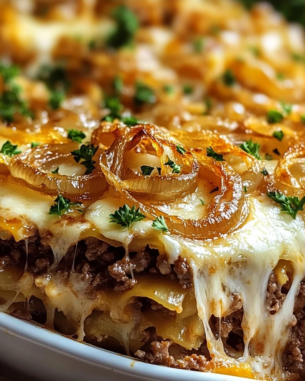 French Onion Beef Casserole