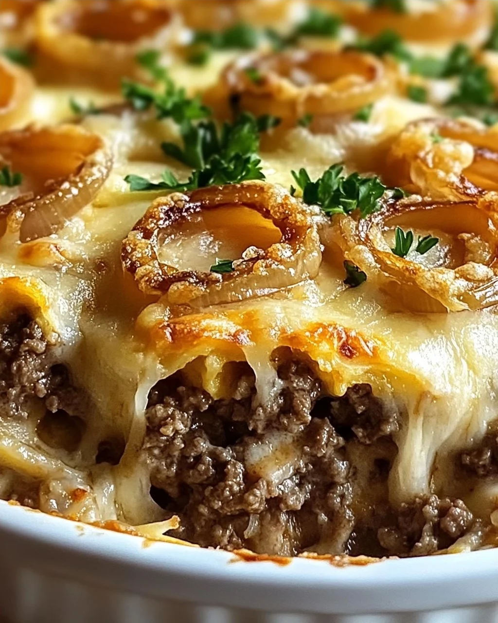 French Onion Beef Casserole