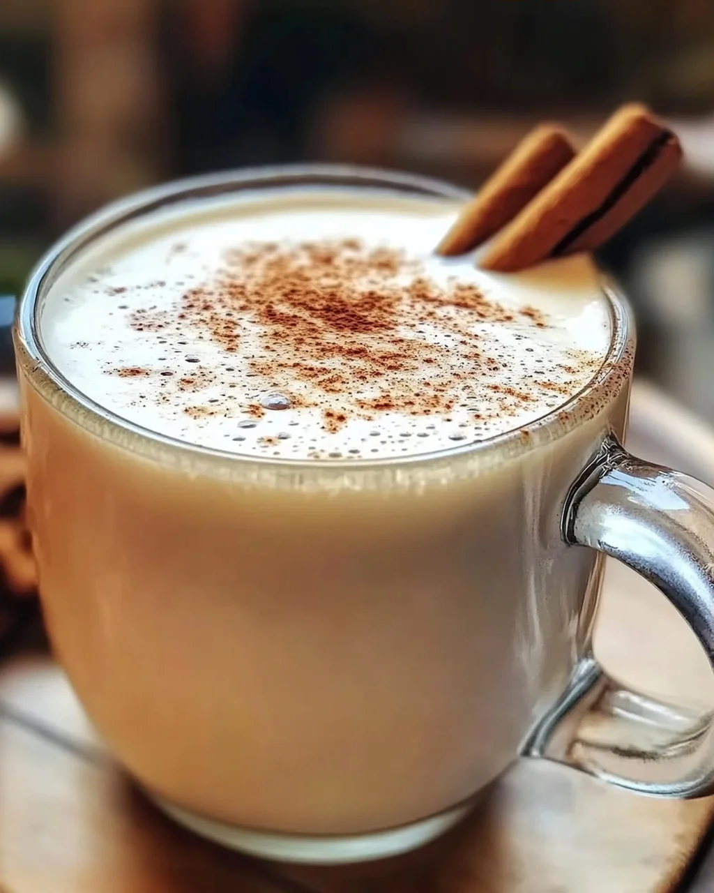 Genieße den perfekten Vanille Zimt Milchtee