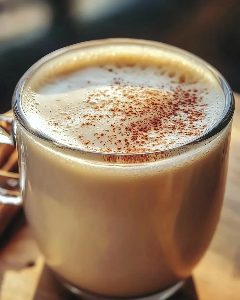 Genieße den perfekten Vanille Zimt Milchtee