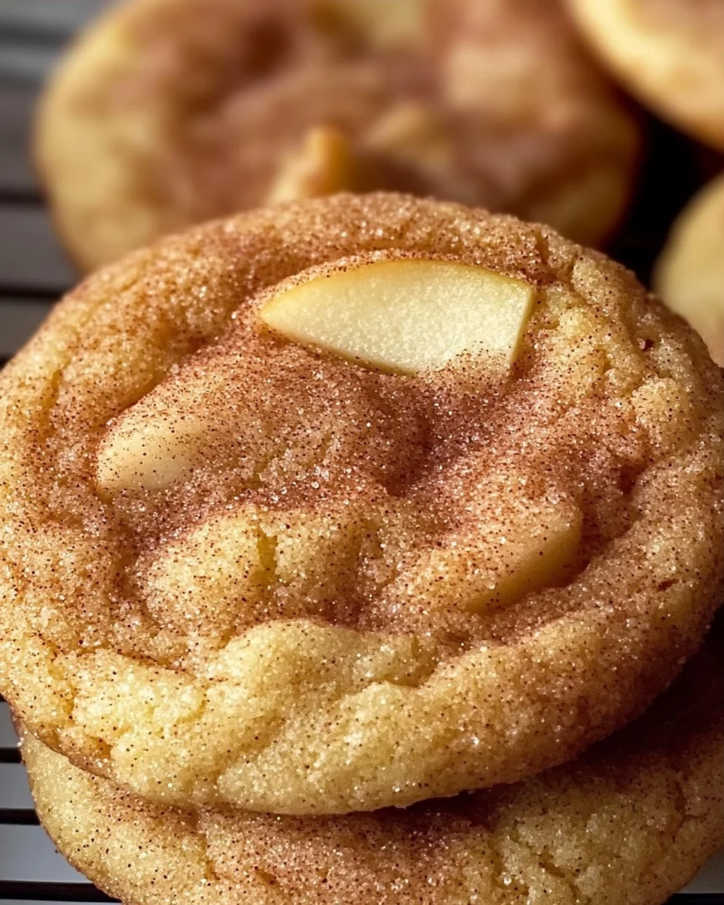 Gewürzte Apfel-Zimt Snickerdoodle Cookies