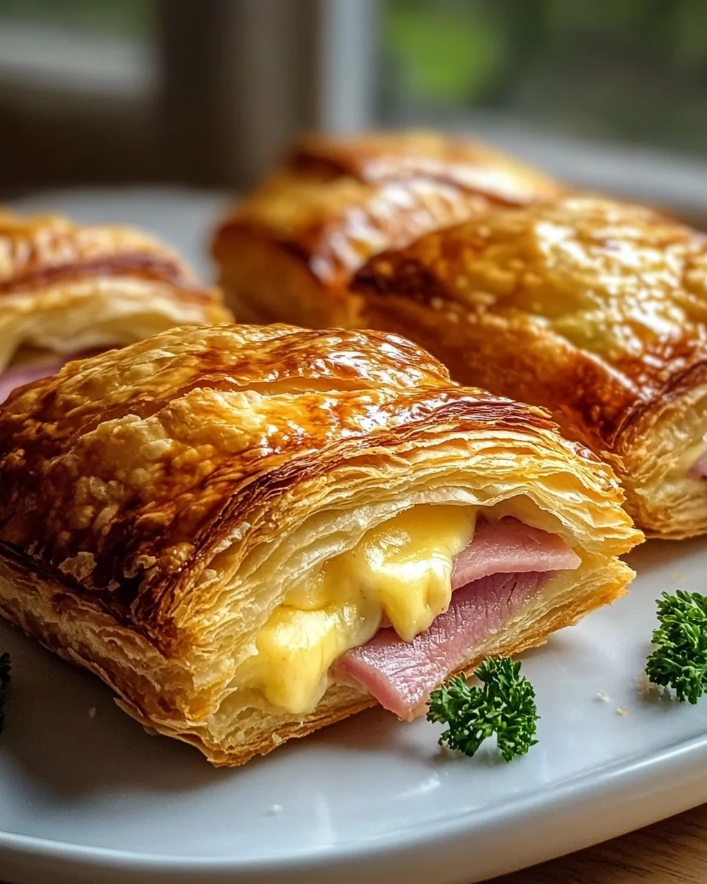 Klassische Rinderschinken Käse Blätterteigtaschen: Lecker & Schnell