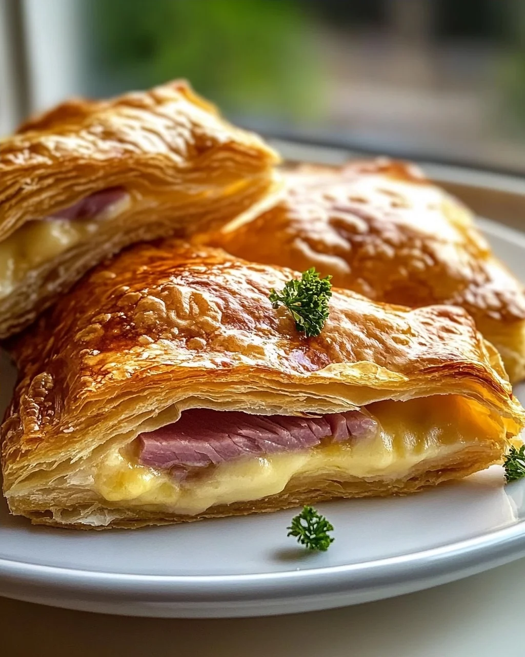 Klassische Rinderschinken Käse Blätterteigtaschen: Lecker & Schnell