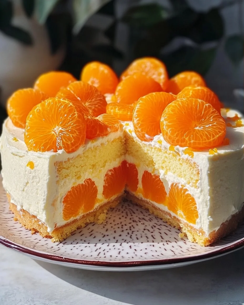 Mandarinen-Quark-Kuchen mit Geheimzutat