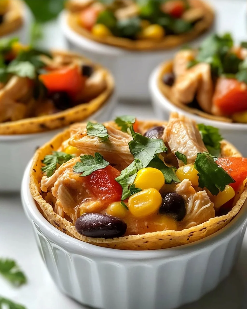 Mini Crock Pot Fiesta Chicken Cups – Perfekt für Partys!