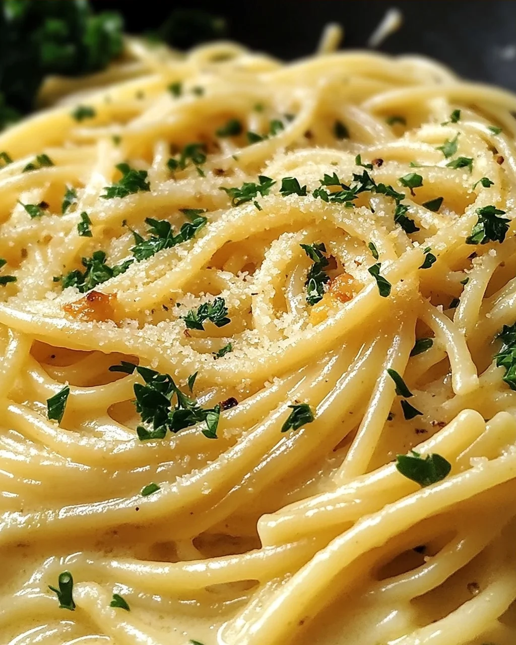One Pot Knoblauch Käse Pasta