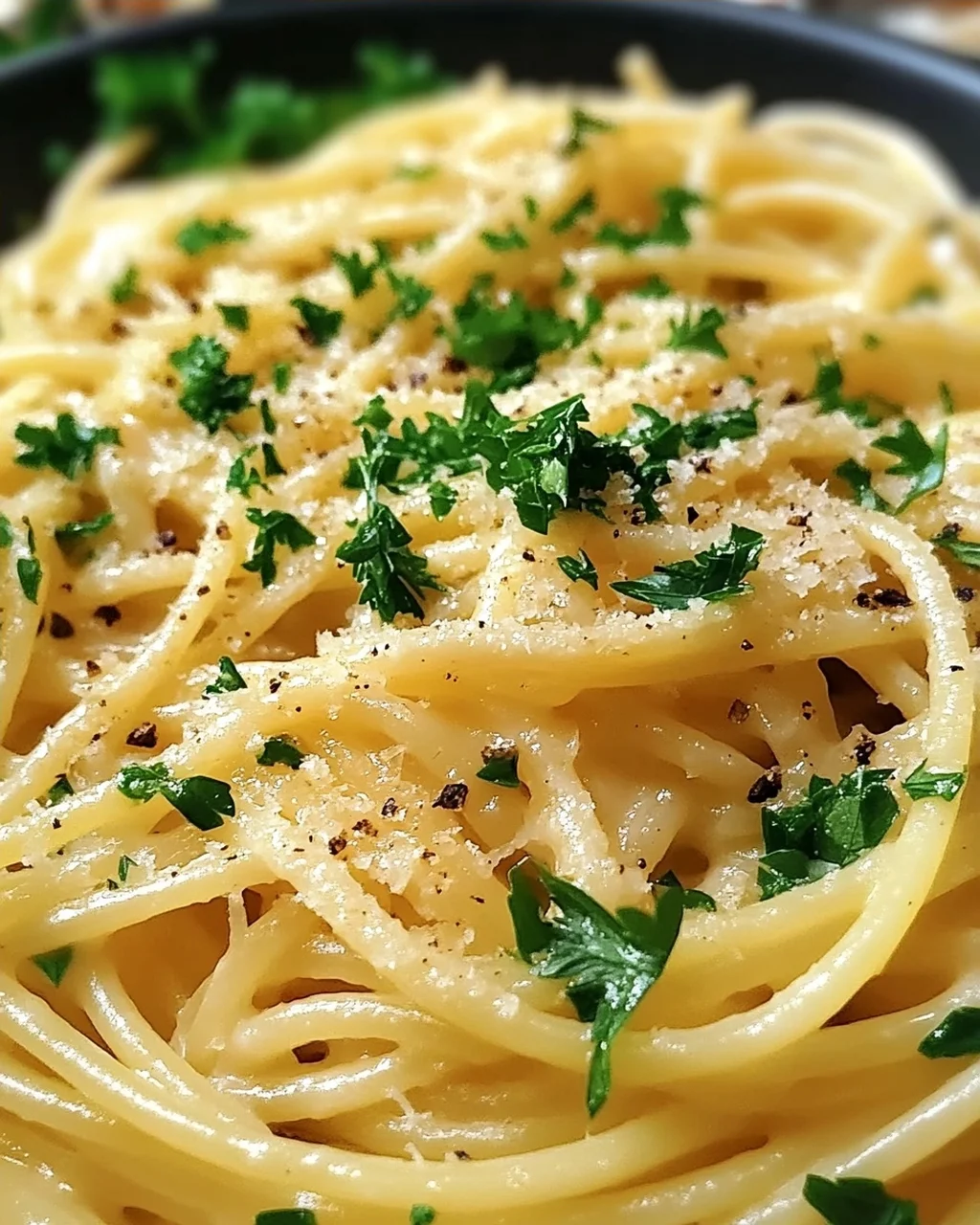 One Pot Knoblauch Käse Pasta