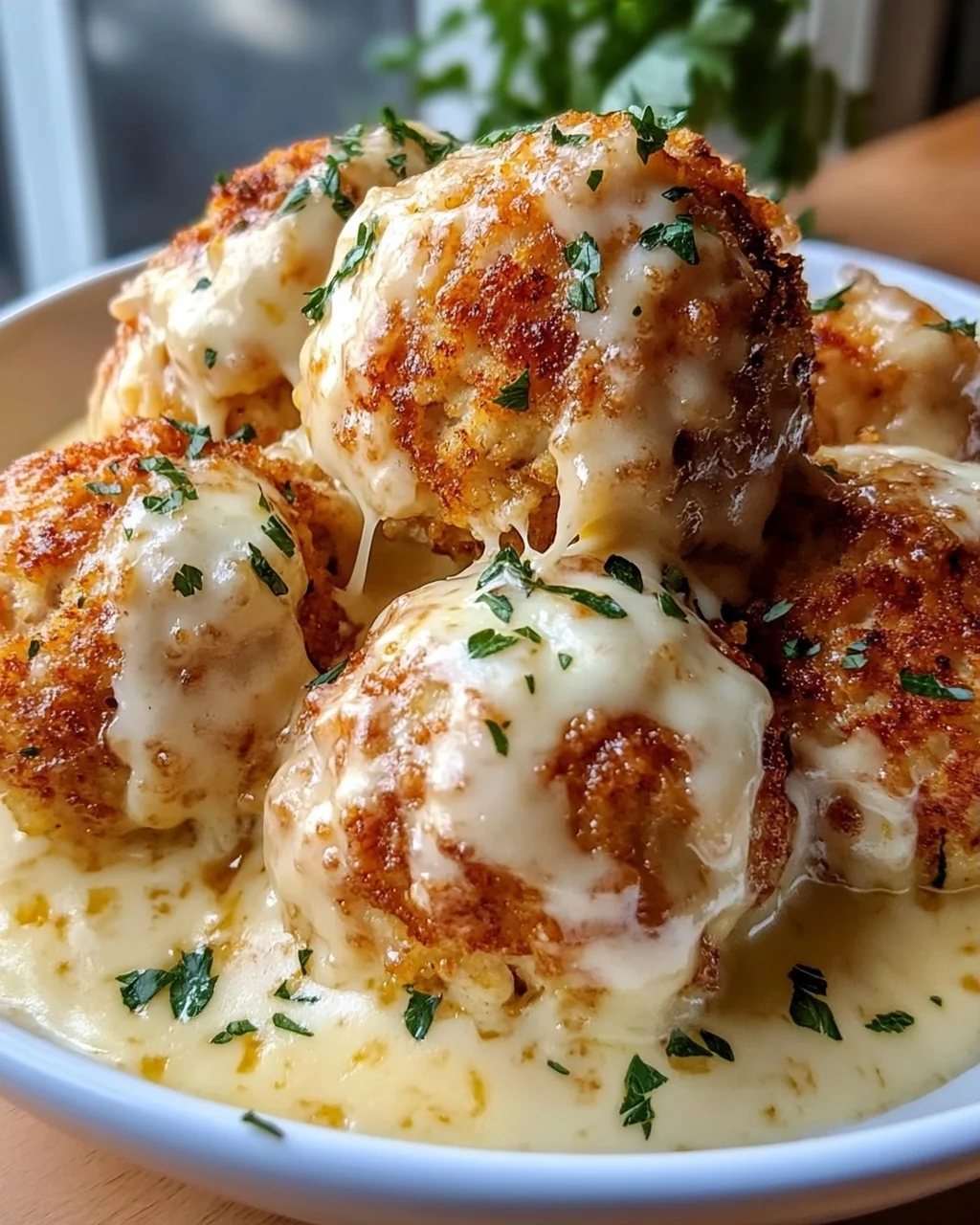 Parmesanwolken Hähnchen-Bomben Rezept