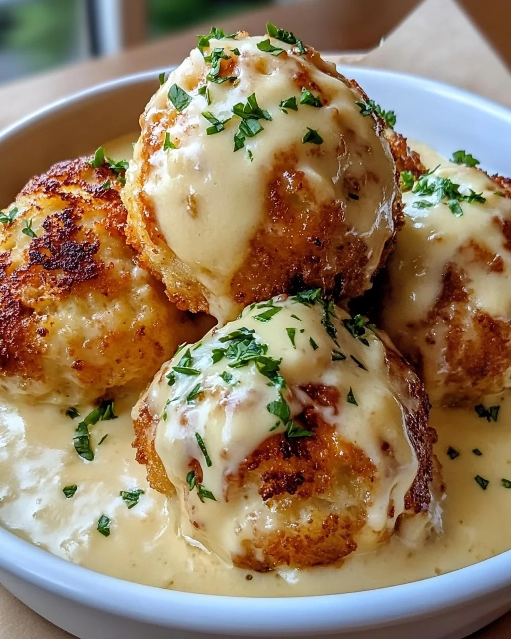 Parmesanwolken Hähnchen-Bomben Rezept