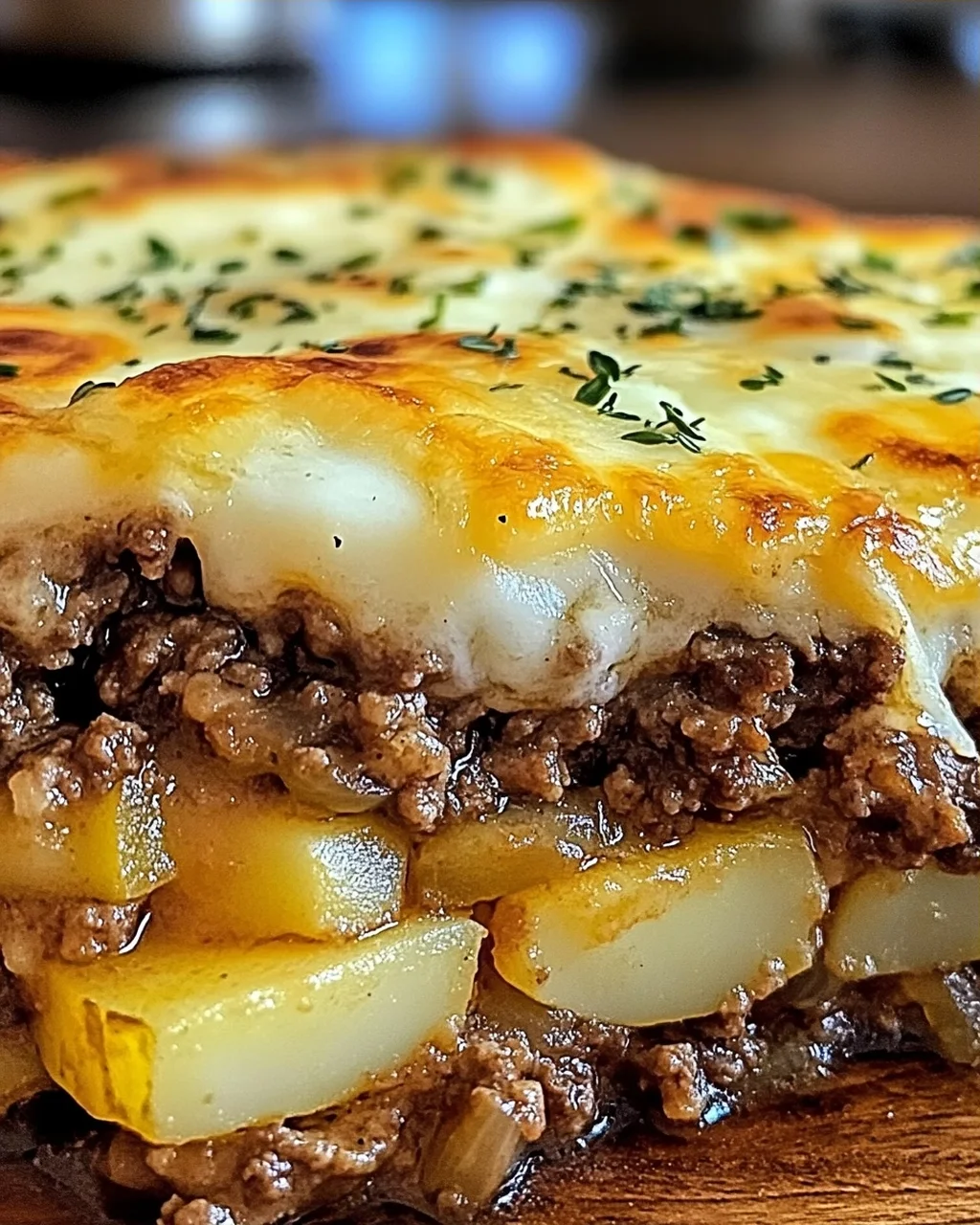Rinderhackfleisch und Kartoffelauflauf für jeden Tag