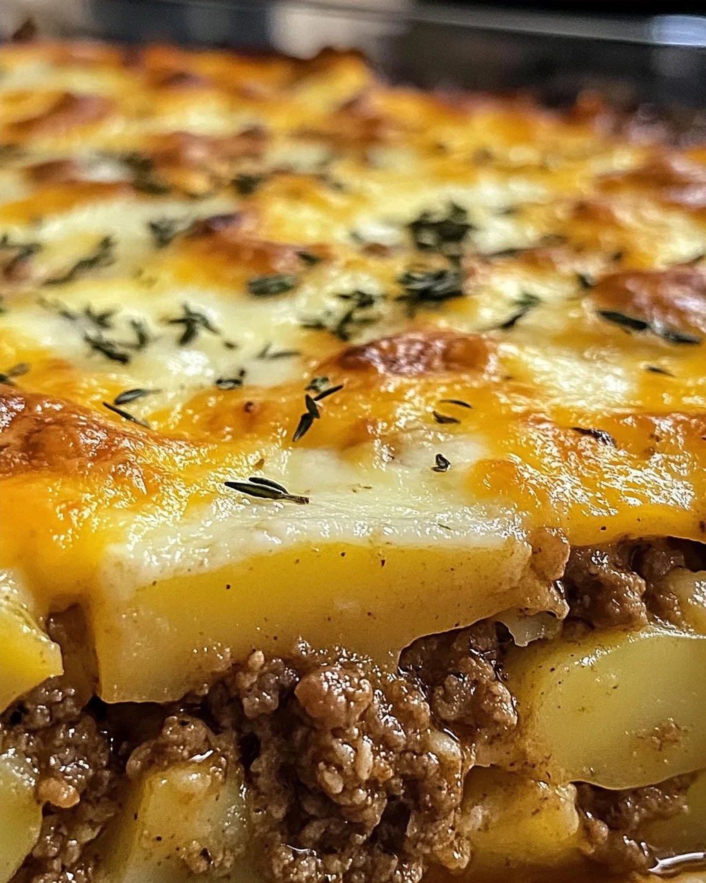 Rinderhackfleisch und Kartoffelauflauf für jeden Tag