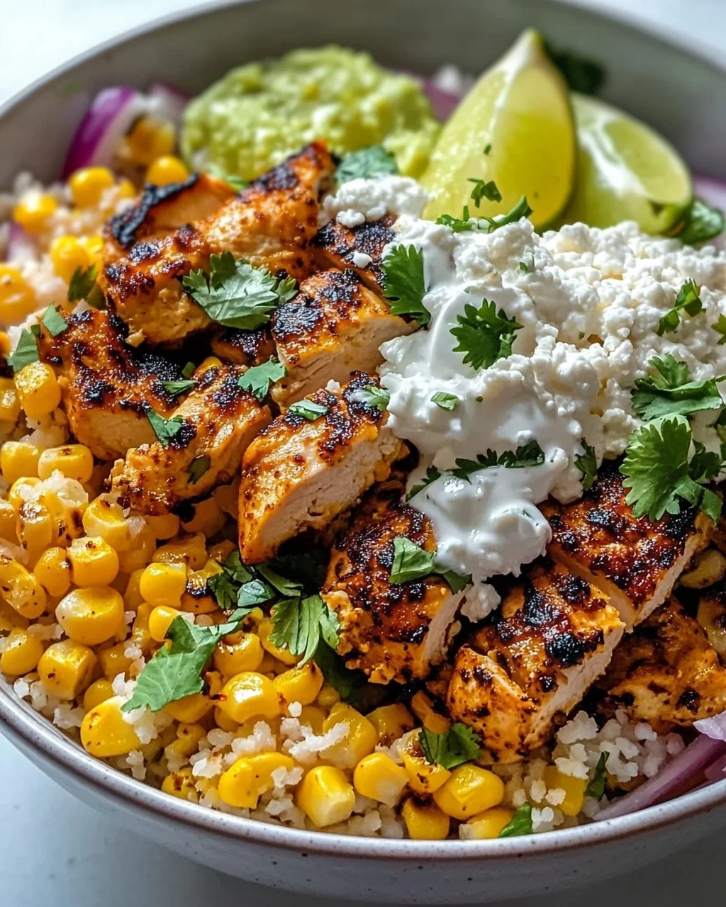 Tasty Street Corn Chicken Bowl