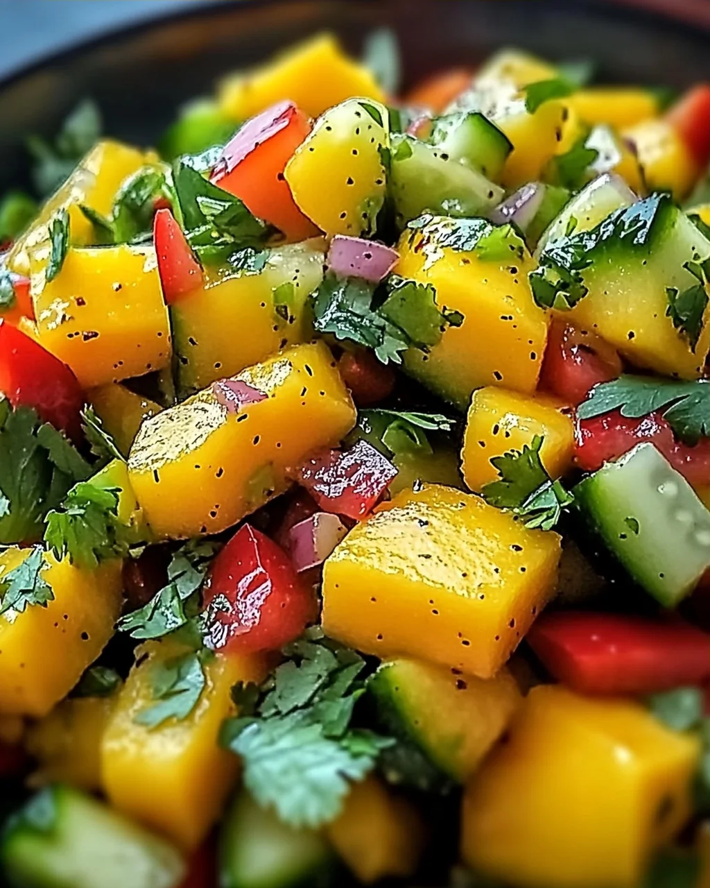 Thai-Mango-Gurken-Salat für erfrischende Genussmomente
