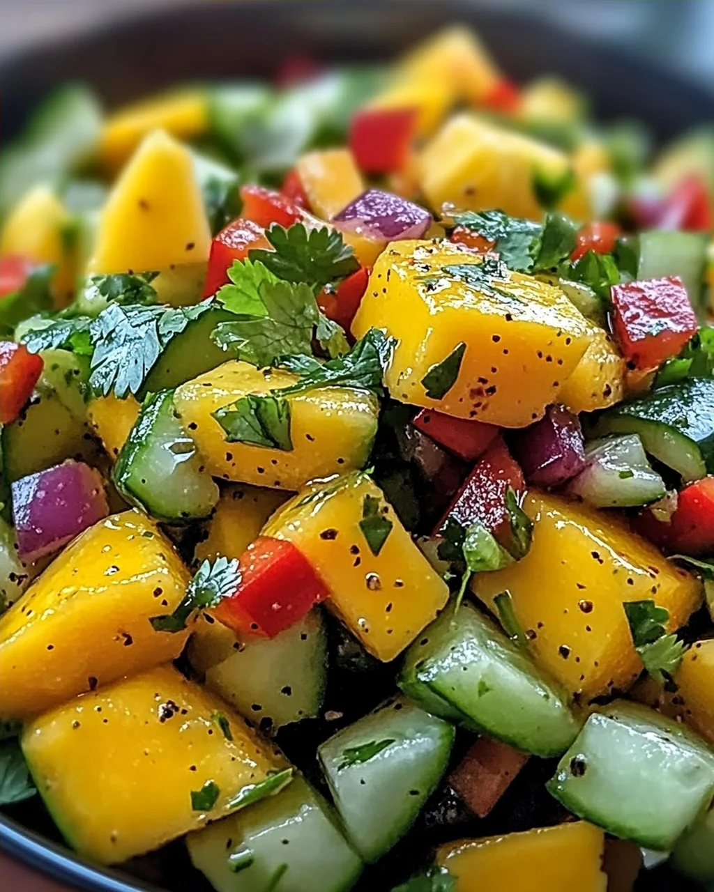 Thai-Mango-Gurken-Salat für erfrischende Genussmomente