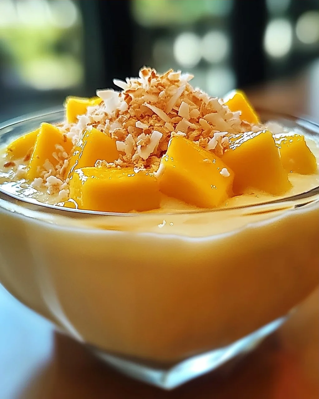 Thailändischer Kokosnuss-Pudding: Cremig und Lecker