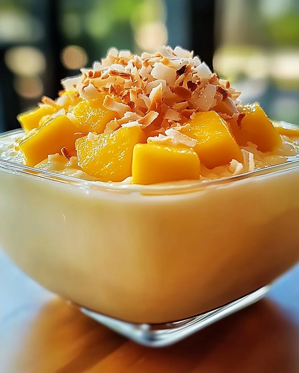 Thailändischer Kokosnuss-Pudding: Cremig und Lecker