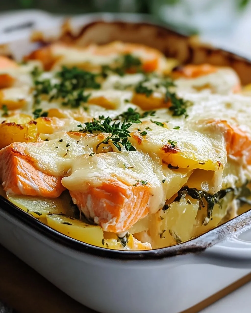 Zarter Lachs Auflauf mit Kartoffeln – Einfach und Lecker!