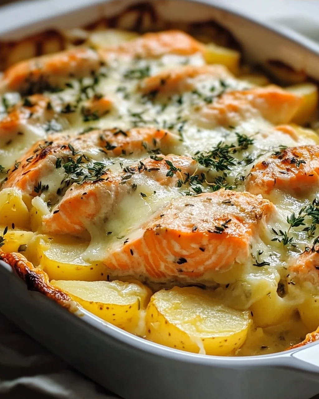 Zarter Lachs Auflauf mit Kartoffeln – Einfach und Lecker!