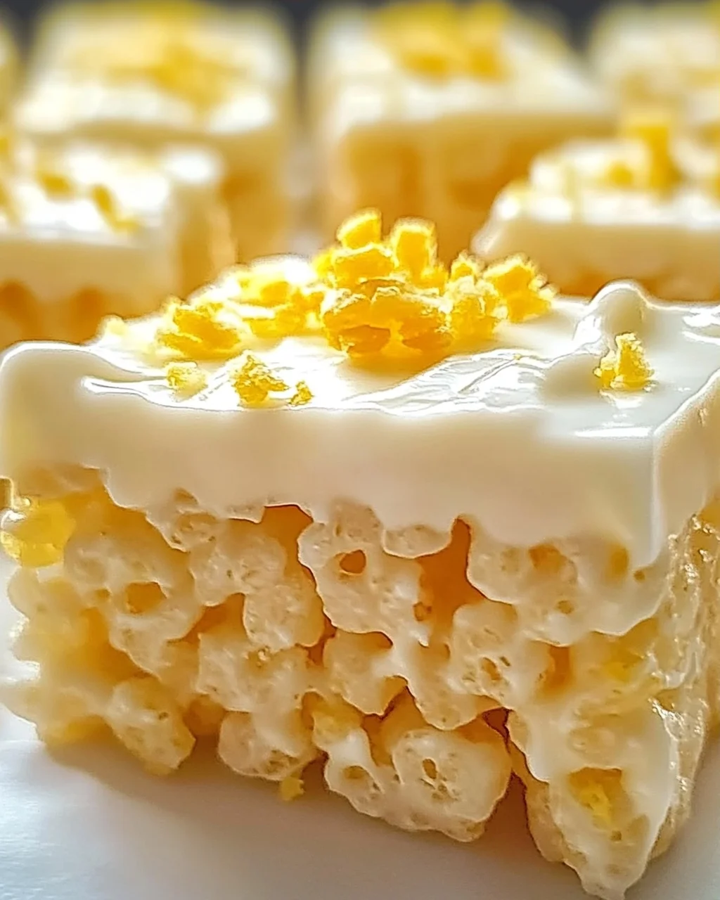 Zitronen Rice Krispy Leckerbissen für jeden Anlass