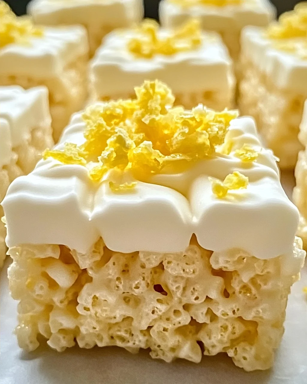 Zitronen Rice Krispy Leckerbissen für jeden Anlass